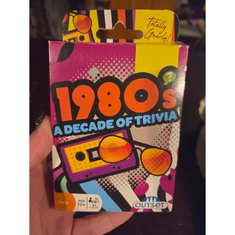 1980s Trivia Card Game